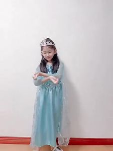 Girls' Halloween Elsa Cosplay & Birthday Party Dresses