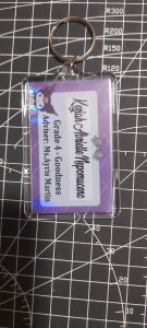 Name Keychain| Personalized Acrylic Rectangular Keychain 7 x4.5cm picture | Giveaway | Gift Idea | Souvenirs