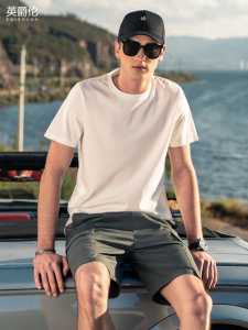 Enjeolon | Cool Smooth Silk Cotton Short Sleeve T-Shirt