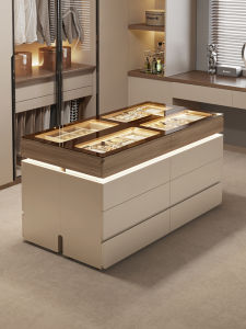 ZUNTONGGE | Large Capacity Double-sided Multi-functional Storage Cabinet with Light