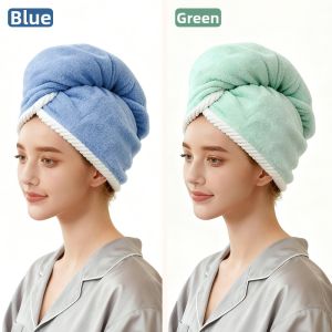 SHUANGNIU | Super Absorbent Quick Drying Towel Cap Thick Design