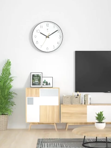 Contemporary Quartz Silent Wall Clock 30cm - Easy Read Modern Home Decor with Multiple Color Options