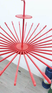 Gantungan Jemuran Lipat 30 Stik Folding Hanger Jemuran Baju Bayi Kaos Kaki Gantungan Baju Putar Bahan Plastik BRG