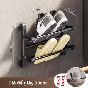 ANJIESHUN | Giá Đỡ Giày Treo Tường Đa Năng Gấp Gọn