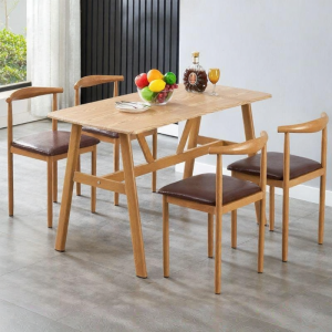 MOLORE | Iron Art Horn Design Restaurant Table and Chairs
