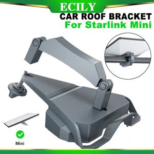 ที่จับยึดอะลูมินัมอัลลอยขายึดหลังคารถยนต์ขนาดเล็กสำหรับ Starlink เข้ากันได้กับอะแดปเตอร์ท่อจิ๋ว Starlink