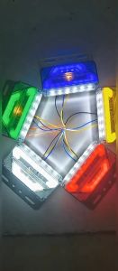 Universal Truck Car LED Lamp Flash Light Strobe 12V/24V Truck Lori Lorry LED Side Lamp  Signal Lamp Waterproof Auto Trailer Van Night Warning Lights