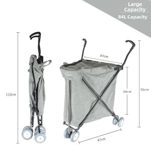 Portable Multifunctional Rolling Shopping Cart