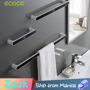Ecoco Towel Storage Rack: Wall-Mounted No-Punch Rack & Bathroom Accessories