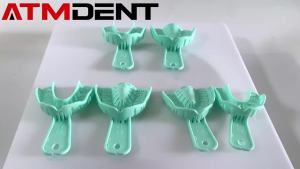 6 Cái/bộ Bộ Khay Lấy Dấu Răng Kích Thước S/M/L Nhựa Dễ Gấp Có Thể Tháo Rời Một Phần Khay Khuôn Dùng Cho Cấy Ghép Răng Toàn Bộ Miệng