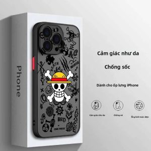 One Piece | Ốp Điện Thoại Trong Suốt Mờ Cho Xiaomi MI 15T 12T 11 10 POCO X7 X6 X5 X4 X3 M6 M5 M4 M3 F5 Pro - Thiết Kế Logo O-One Pieces - Vỏ Mềm Chống Xước