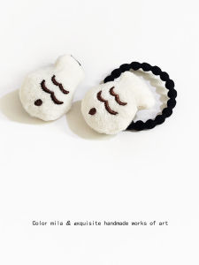 Phụ Kiện Tóc Dễ Thương Cho Trẻ Em Băng Đô Nhồi Bông Đàn Hồi Cao Phụ Kiện Tóc Bằng Cao Su Mềm Dễ Thương Cho Bé Gái