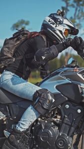 Pelindung Lutut Touring Motowolf Kneepad Elbow Wanita Premium