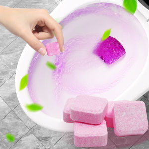 【Free Shipping】Effervescent Tablet Toilet Bowl Cleaner Quick Urine Stain Remover Deodorant Sterilized Yellow Toilet Dirt Cleaner