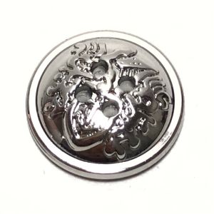 5 cái - Nút Áo cỡ lớn 2cm mù u nhựa giả kim bóng đẹp dùng trong thời trang áo khoác trang trí sp handmade