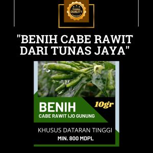 TUNAS JAYA - Bibit Benih Cabe Rawit IJO GUNUNG 5gr & 10gr (1000 - 2000 Butir)