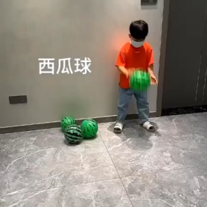 Bóng Cao Su Bơm Hơi Hình Quả Dưa Hấu Size 20 Cm