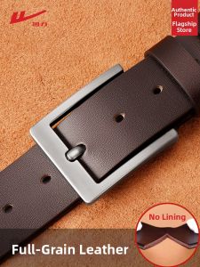 Warrior | New Business Style High-Quality Genuine Leather Pin Buckle Waist Belt