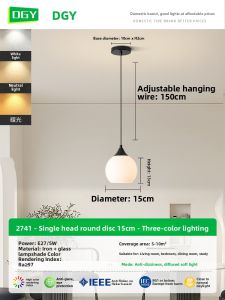 DGY | Modern Simple Creative Bedside Pendant Light