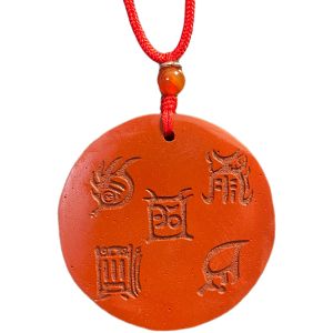 TOMARIN Energy Pendant Necklace Recommended by Nine Dragons Daoist Five Great Mountains Authentic Shape Protective Password