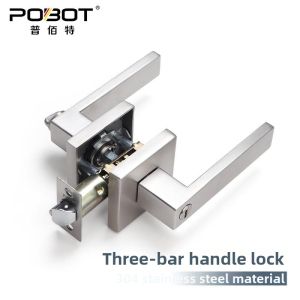 Durable Interior Wooden Door Lock 3 Rods