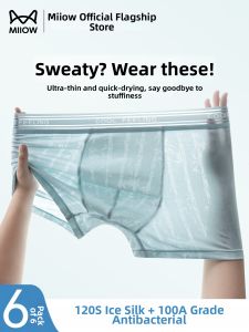MiiOW | Summer Ultra Thin Breathable Quick Drying Mens Briefs Boxer Shorts
