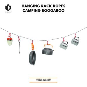 BOGABOO hanging HOOK multipurpose - jemuran - hanging rack - hanging rack ropes camping - hanging hook - guyline karabiner