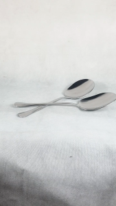 Set Sendok Prasmanan Stainless Steel Elegan 2 PCS - Warna Silver