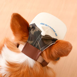 Cute Dog Baseball Cap Teddy Puppy Sunshade Hat Small Medium Size Summer Pet Accessories Duckbill Cap Universal Pet Hat