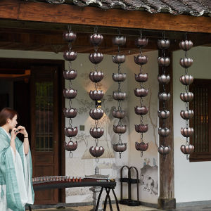 Badu | Copper Outdoor Rain Chain