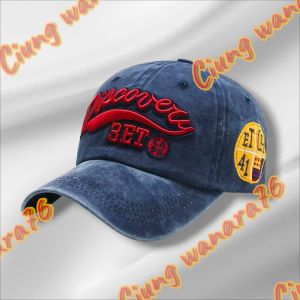 Topi baseball Pria Wanita BORDIR Topi fashion bahan katun kanvas lembut Topi Terbaru Topi impor