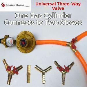 FEIZHUXIANSEN | Gas Pipe Reducing Valve Tee Connector Inner Thread