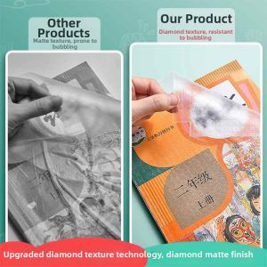 HANXIUYU | Self-adhesive Transparent Frosted Waterproof Book Cover Film Eco-friendly