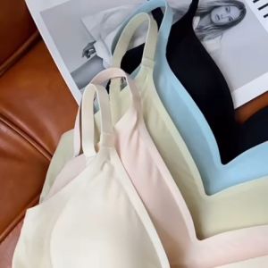 (SG InStock) Jelly Touch Cooling Outline Support Latex Bra. (Seamless. Strapless. Sports) - TSB22