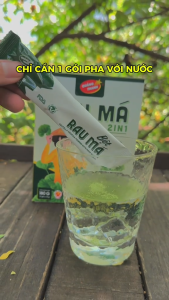 Bột Rau Má Quảng Thanh 2 trong 1 Hộp 180g (12 gói x 15g)