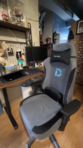 SuperValue Ergonomic Gaming Chair Breathable Fabric Chair Multi Angle Adjustable Chair PC Gaming Chair