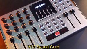 Siborie【Free OTG】Y12 soundcard +OTG-IPhone/Type C Kabel Konversi 100% asli dan asli Siap COD