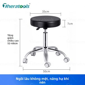 Theratools | Ghế Đệm Ngựa Chỉnh Hình Dành Cho PT Có Dựa Lưng