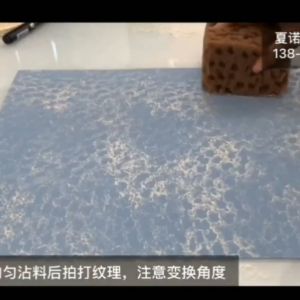 Phô mai bọt biển tự nhiên thi công sơn hiệu ứng vân hoa sơn bê tông 11