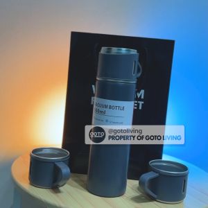 Goto Sultan Vacuum Flask Set Termos Minum Cangkir Hampers Panas Dingin