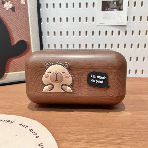 Cute Tissue Box Living Room High Aesthetic Home Desktop Creative High-End Drawstring Paper Storage Box New 2025 Model