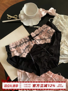Sweet Style Romantic Lace Underwear Womens Pure Desire High Aesthetic Triangle Pants Thin Model New 2025 Ladies Briefs