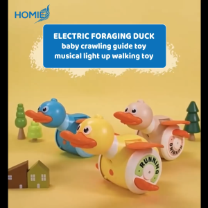 ELECTRIC FORAGING DUCK baby crawling guide toy musical light up / Interactive Music Fun Walking Toys