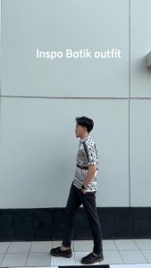 Kemeja Batik Pria Slimfit Stretch Lengan Pendek Bahan Stretch Melar Premium