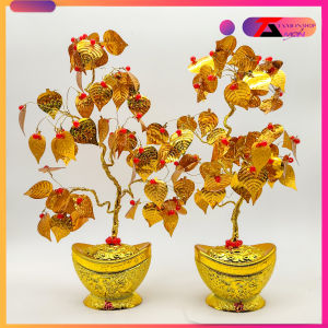 Chậu cây lá ngọc tài lộc phù hợp trang trí  phòng khách bàn thờ thần tài thổ địa làm kim tiền phong thủy may mắn