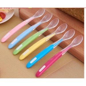 Thìa muỗng silicon ăn dặm thìa ăn dặm cán dài