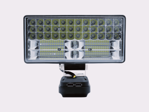 LED Lamp Cordless LED Work Light 8 IN 84 Lamp bead Li-ion Battery Flashlight Spotlight Outdoor Floodlight Emergency Light Camping Light with USB
