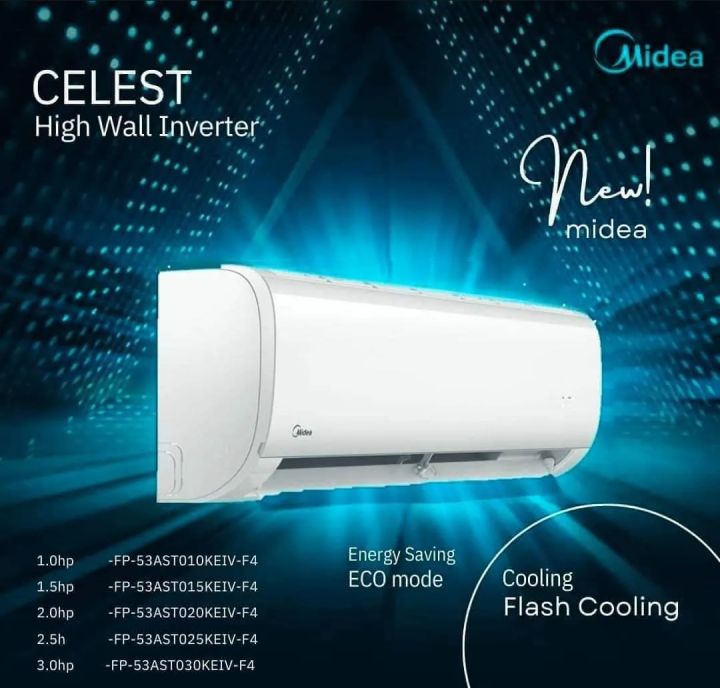 Midea 25hp Celest Inverter Split Type Airconditioner Lazada Ph 9098