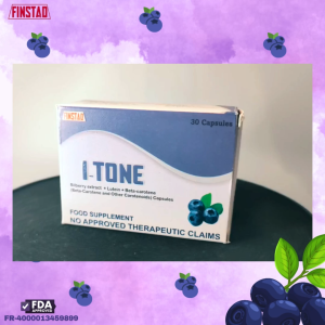 I-TONE Bilberry extract + Lutein + Beta-carotene Capsules (Box of 30s) ✅FDA Approved