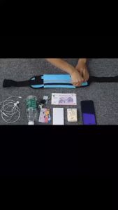 ✅100% Original AMZ Sport Travel Running Waist Belt Bag Wallet For Cellphone Keys